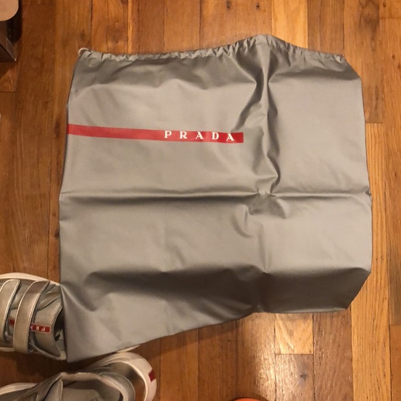 Silver Prada Sneaker - Picture 8 of 9